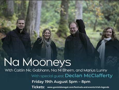 Na Mooneys to Headline 2022 Festival of Golf in Donegal image